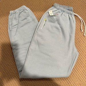 NWT Light Blue Heavy Manners Sweatpants